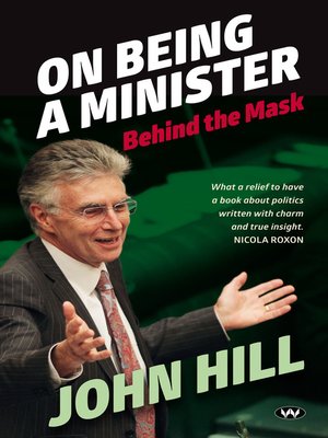 cover image of On Being a Minister: Behind the mask